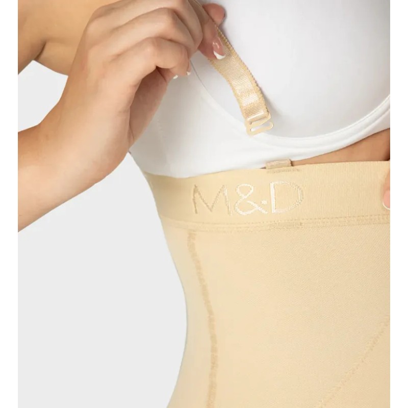 Fajas Colombianas Strapless M&d Uso Diario Postq 4 Broches Beige