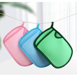 Baby Bath Sponge Cotton Baby Sponge Soft and Absorbent Sponge for Kids Babies Men Women (Blue)