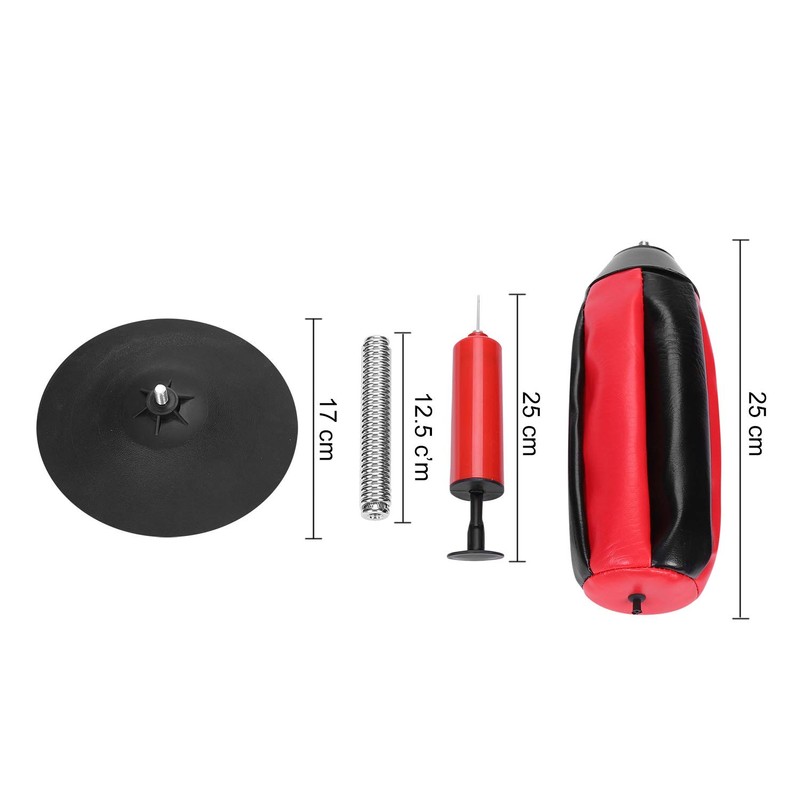 Qchomee Desk Standing Punching Ball Desktop Speed Punch Bag with