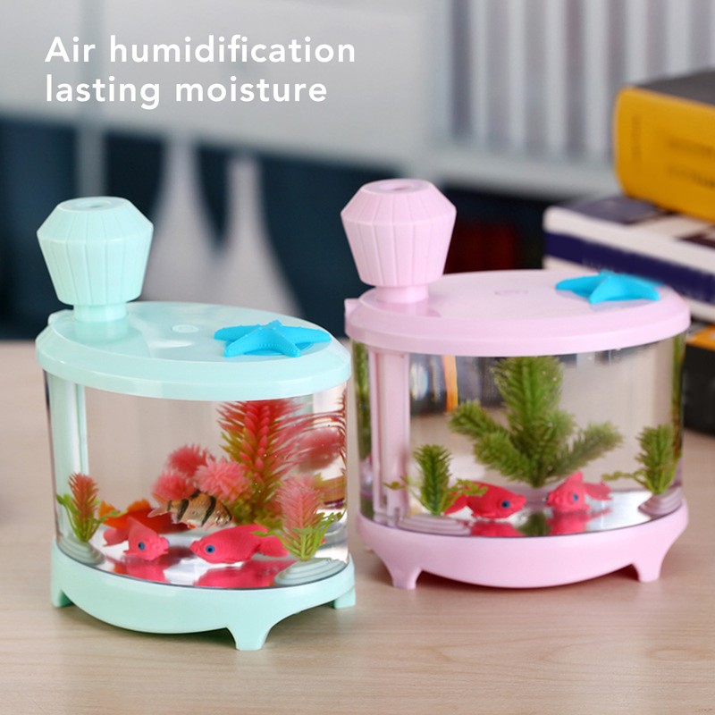 Micro Landscape Humidifier Fish Tank Modeling Ultra Sound USB Low