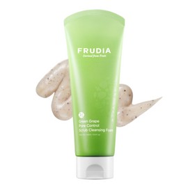 Hurdia 청포도 포어 컨트롤 스크럽 클렌징 폼/저자극 모공 블랙헤드 각질관리 145g Green Grape Pore Control Scrub Cleansing Foam / Low Irritation Pore Blackhead Exfoliation 145g