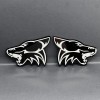 Emblem Badge 2PCS COYOTE Emblem Badges Fender Angry Aggressive Racing