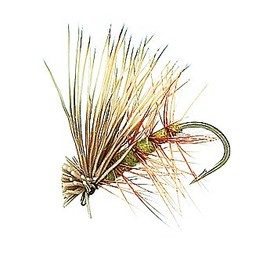 Creative Angler Elk Hair Caddis Olive Fly Fishing Flies. 1 Dozen Flies