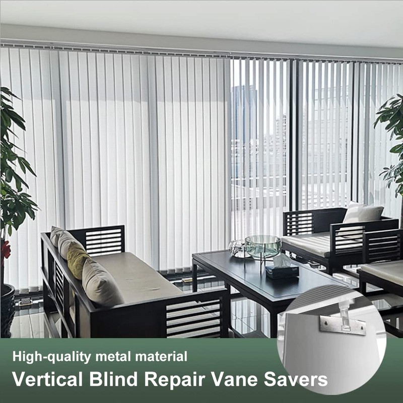 Vertical Blind Repair Vane Savers, Electroplated Vertical Blinds Repair Kit,