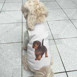 'Wire Haired Dachshund' Pet Dog/Cat T-Shirt (PT00104935)