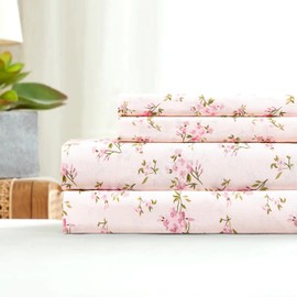 Sleepdown Cotton Bed Sheet Set - Sweet Ditsy Floral, Full