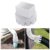 Premium Rain Gutter Downspout Adapter Square Rain Gutter to Drain