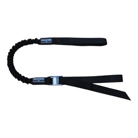 Boat Lines and Dock Ties Original Adjustable Bungee Dock Tie Docking Line Made in USA (Black, 48 Inch)