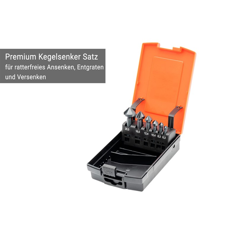 BAER HSSE-VAP 90° Countersink Set 6.3 - 20.5 mm -