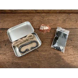 Lost River Leather Flint And Steel Fire Starter Kit, Complete Fire Starter Set, C-Striker