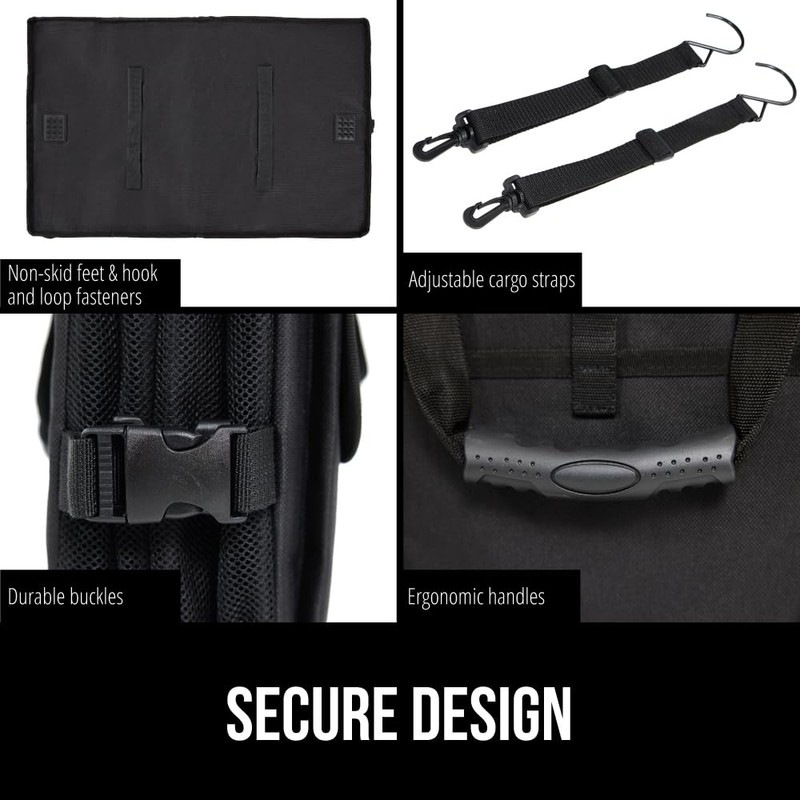 GORILLA GRIP Large Capacity Sturdy Trunk Storage Organizer, Slip and