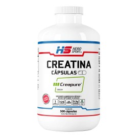 Hero Sport Creatina Creapure 500 Capsulas. 100% Pura