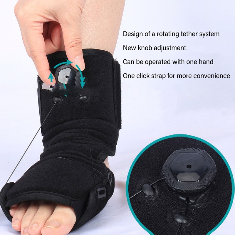 Universal Knob Foot Drop Brace Angle Adjustable Good Fit Comfortable