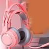Cat Ear Headphones with Noise Reduction Mic for Girls All