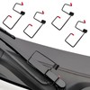 SamWinGear 4PCS Windshield Wiper Spring Replacement Windshield Wiper Arm Pressure