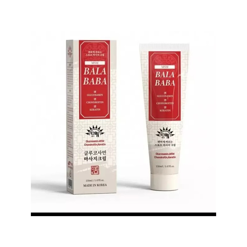 Searchplace1 Partnership 에인 보건소 발라바바 MSM 글루코사민 마사지 크림 150ml