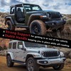 RERPRO Front Door Roll Bar Grab Handles Compatible with 2018-2024