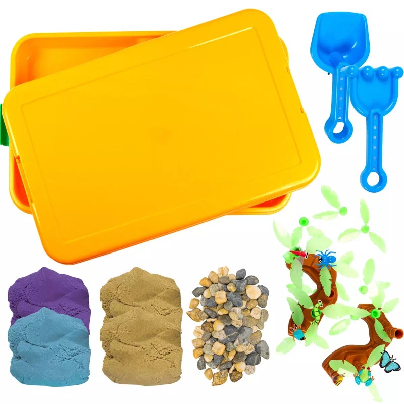 Made By Me 60+ Piece Color-Changing Sensory Bins Rainforest Toy