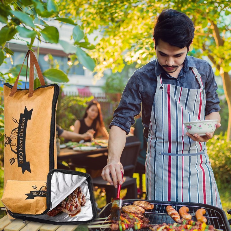 BBQ Blanket for Resting Meat, 21in Reusable Smoker Grilling Meat