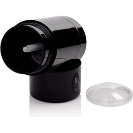 Minsily - Paquete de 10 contenedores de desodorante vacíos redondos de 50 ml, 1.7 onzas, barra de llenado, contenedor de desodorante de plástico, tubos vacíos de bálsamo labial, tubos de desodorante