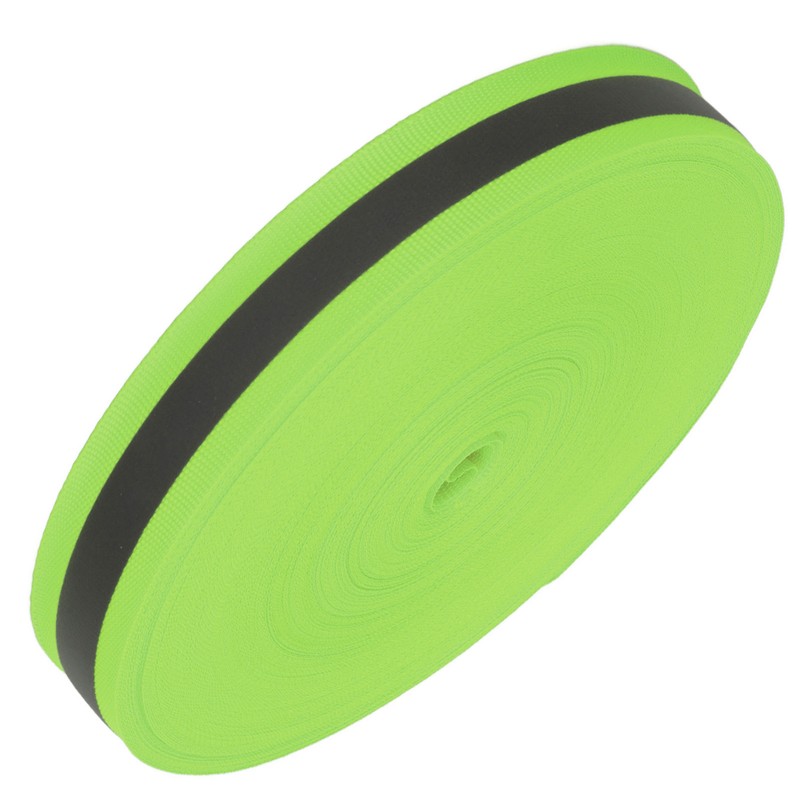 Reflective Ribbon Soft Durable Flexible Fluorescent Ribbon for Improving Night