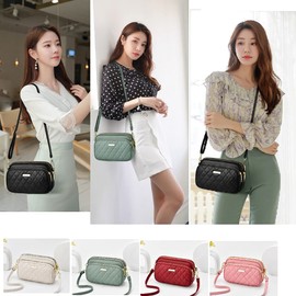 Brightrust Women's Compact Mini PU Leather Shoulder Bag, Crossbody Bag, For Parties, beige