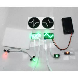 RGB LED Ear kit for Guy Manuel Daft Punk Helmet - NO HELMET INCLUDED