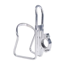 Universal Motorcycles Drink Cup Holder Handlebar Adjustable Motorbike Water Beverage Support Stand Bottle Adapter for Bike (Silver)