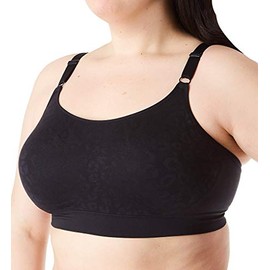 Olga womens Easy Does It Wire-free Contour bras, Rich Black, Large US