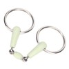 Horse Mouth Bit Stainless Steel Ring Middle Rubber Apple Flavour