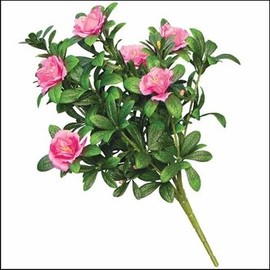 Outdoor Artificial Pink Azalea Bush