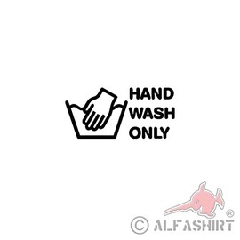 Hand Wash Only Car Tuning Racing Car Sticker Bombing For Golf Polo GTI Honda Civic 10X5 CM # A3304