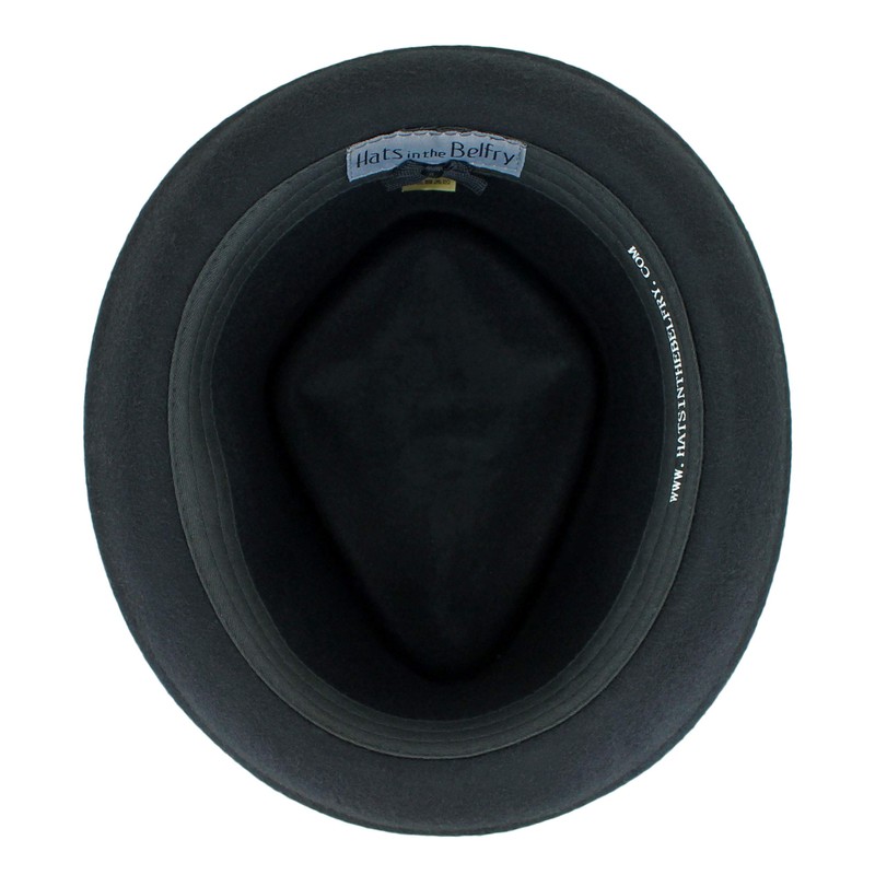 Belfry Crushable Porkpie Large, Black