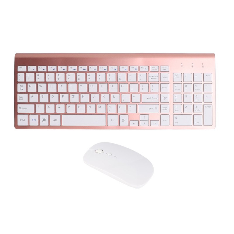 2.4G Wireless Keyboard and Mouse Combo with USB Adapter Ultra