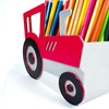 KAJAWIS Tractor Desk Organiser, 3D Pencil Holder, Car Pencil Case
