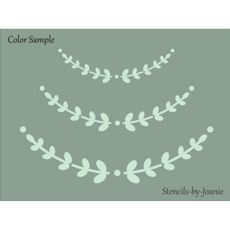 Stencils by Joanie Joanie Stencil Willow Fern Vine Branch Border