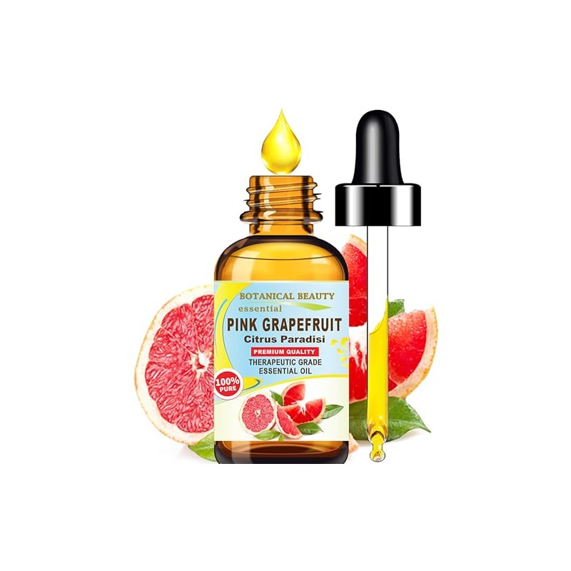Botanical Beauty PINK GRAPEFRUIT Essential Oil 100% Pure Natural Undiluted