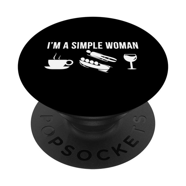 Funny Bobsled Athlete Sports Simple Woman PopSockets Swappable PopGrip
