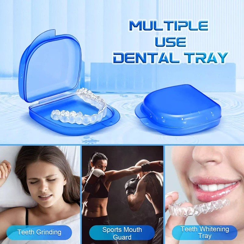 Freds Set 4 Guarda Dental Moldeable Desgaste Bucal Anti Bruxismo