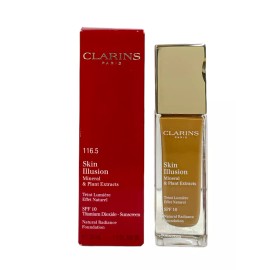 Clarins Skin Illusion Natural Radiance Foundation (30mL / 1.2oz) NEW; YOU PICK - 116.5 Coffee