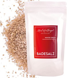 Hallingers Winter Dream - Hochwertiges Badesalz als Geschenk mit Totes Meer Badesalz - aus dem Maxl Hallinger Duftatelier (Set) - Ostergeschenke Osterkörbchen Ostereier & als Osterdeko | Geburtstag Gl