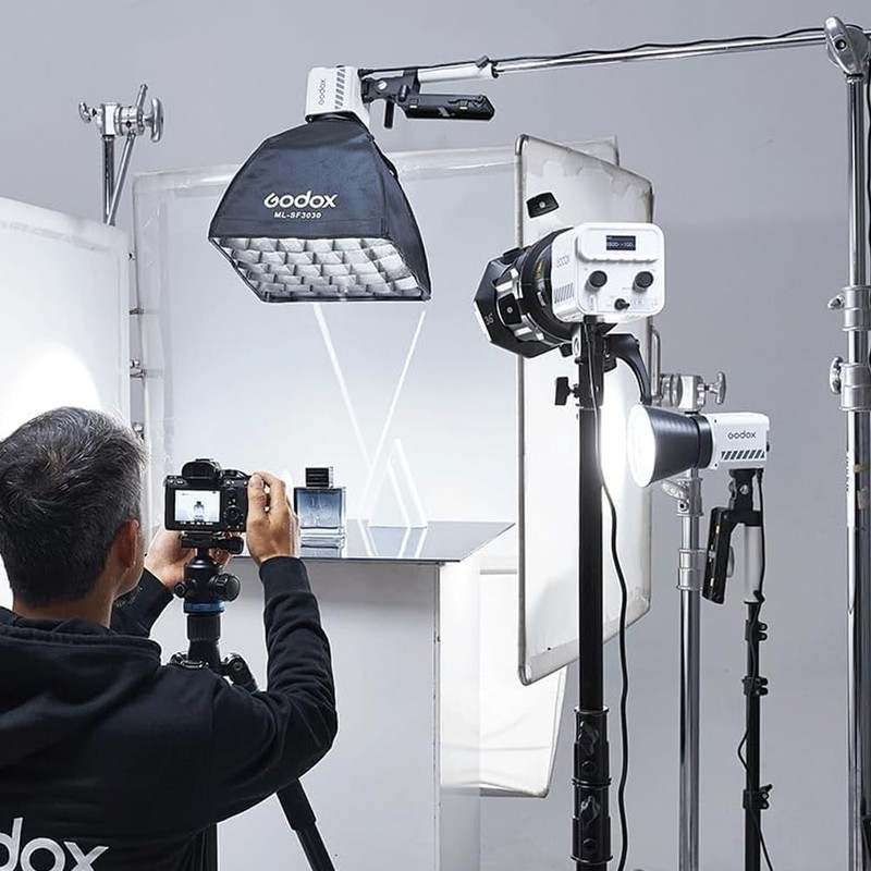 GODOX ML-SF3030 Square Softbox 11.8"x11.8"/30x30cm, Godox Mount Mini Soft Box