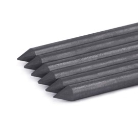 5.6MM Lead Pencil Refills Replacement Spare Leads for Mechanical Automatic Graphit Pencils,6 Pcs HB Charcoal Lead Refills for Drawing,Shading,Art Sketching