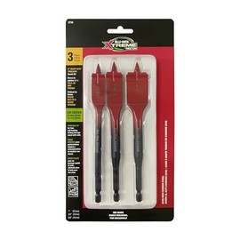 Disston BLU MOL XTRM Heavy Duty 3pc Spade Bit set (5/8", 3/4", 1") 6" Length
