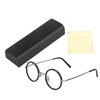 Retro Round Resin Lightweight Magnifying Presbyopic Reading Glasses Fatigue Relieve