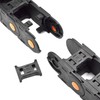 Plastic Drag Chain Cable Carrier Open Type with End Connectors