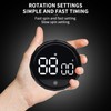 PZCC Kitchen Timer, Large LED Display, Magnetic, Digital Countdown &