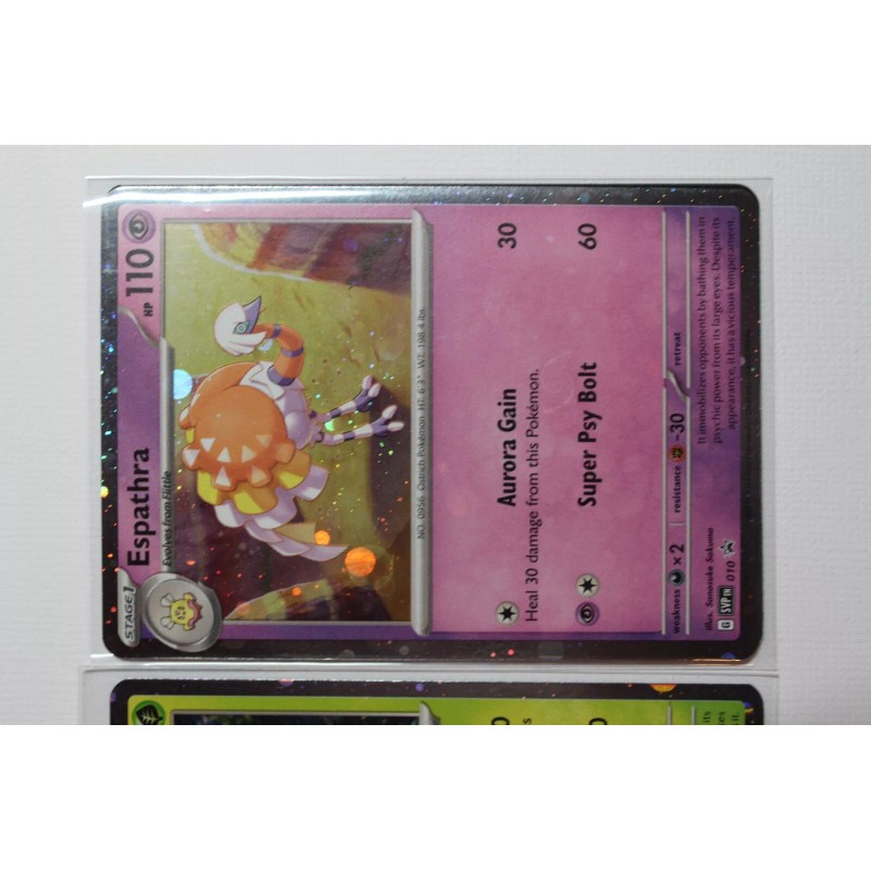 Spidops and Espathra- S&V Single Blister Cosmos Holo Promos