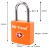 TSA Approved Luggage Locks Padlocks (2 Pack) OW-Travel Suitcase Locks