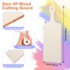 48 Pieces Mini Wooden Cutting Board Set, 3.54 x 9.45
